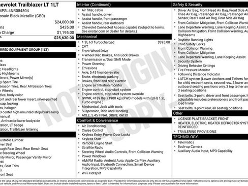Used 2022 Chevrolet TrailBlazer LT FWD image 39