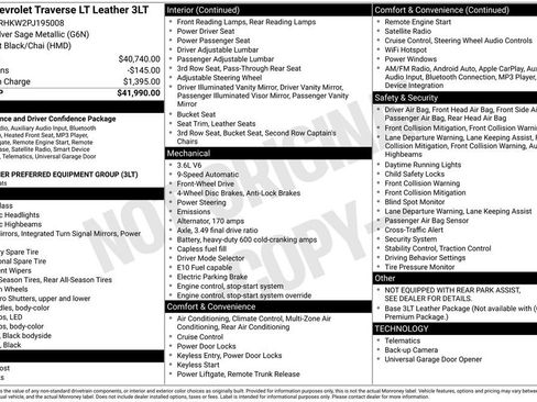 Used 2023 Chevrolet Traverse LT FWD image 32
