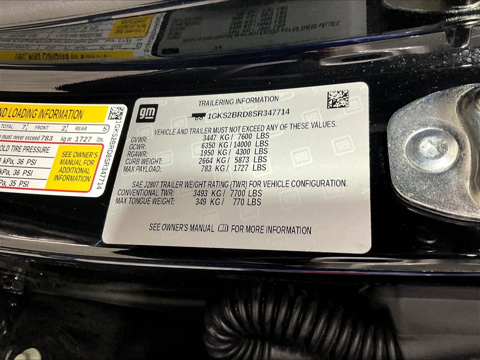 Used 2025 GMC Yukon Elevation AWD/4WD image 19