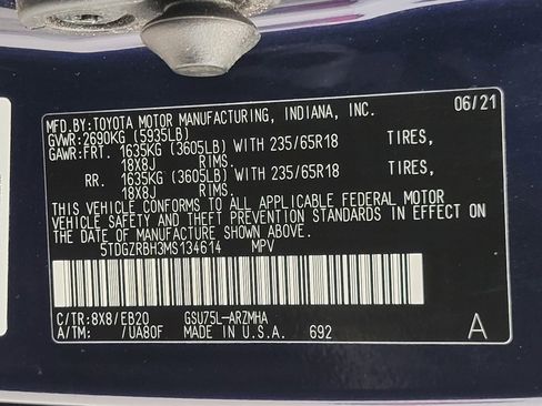 Used 2021 Toyota Highlander XLE image 27