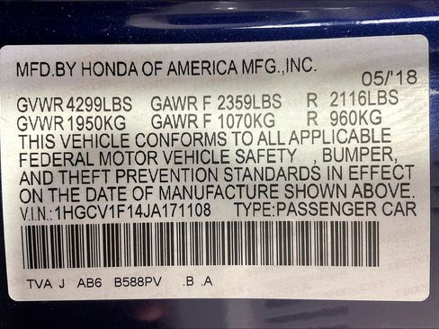 Used 2018 Honda Accord LX image 19