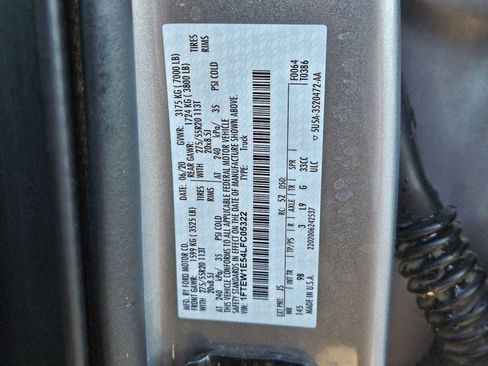 Used 2020 Ford F150 Platinum w/ Equipment Group 701A Luxury image 37