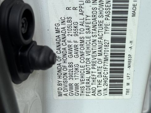 Used 2021 Honda Civic EX-L image 28