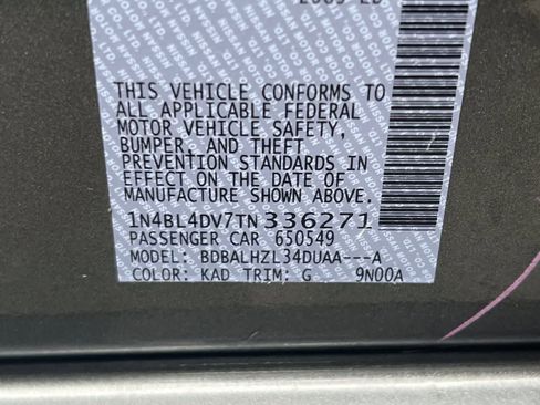 New 2026 Nissan Altima 2.5 SV FWD image 35