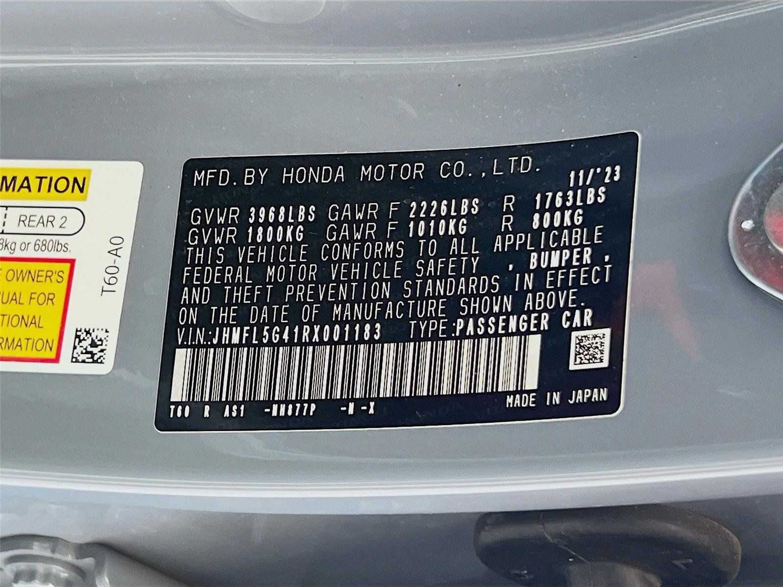 Certified 2024 Honda Civic Type R image 29