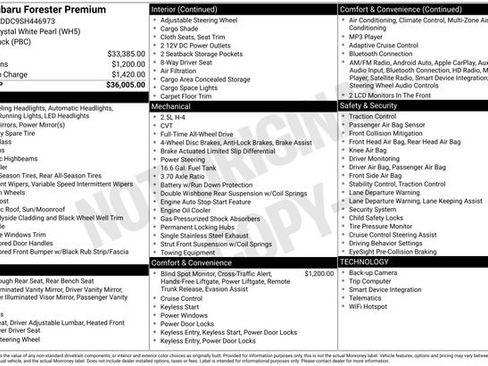 Used 2025 Subaru Forester Premium image 10