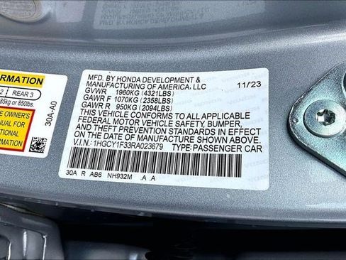 Certified 2024 Honda Accord EX image 18