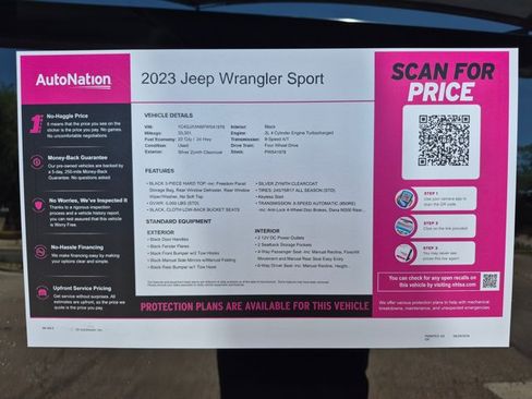Used 2023 Jeep Wrangler Sport AWD/4WD image 22