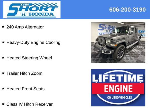 Used 2020 Jeep Gladiator Overland w/ Safety Group image 12
