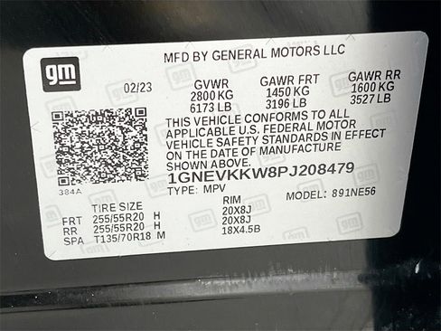 Used 2023 Chevrolet Traverse Premier w/ LPO, Floor Liner Package image 35