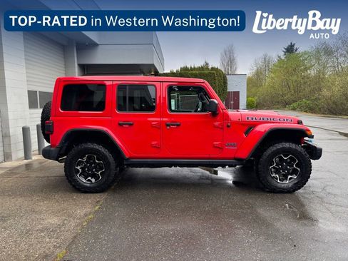 Used 2022 Jeep Wrangler Unlimited Rubicon 4xe w/ Steel Bumper Group AWD/4WD image 7