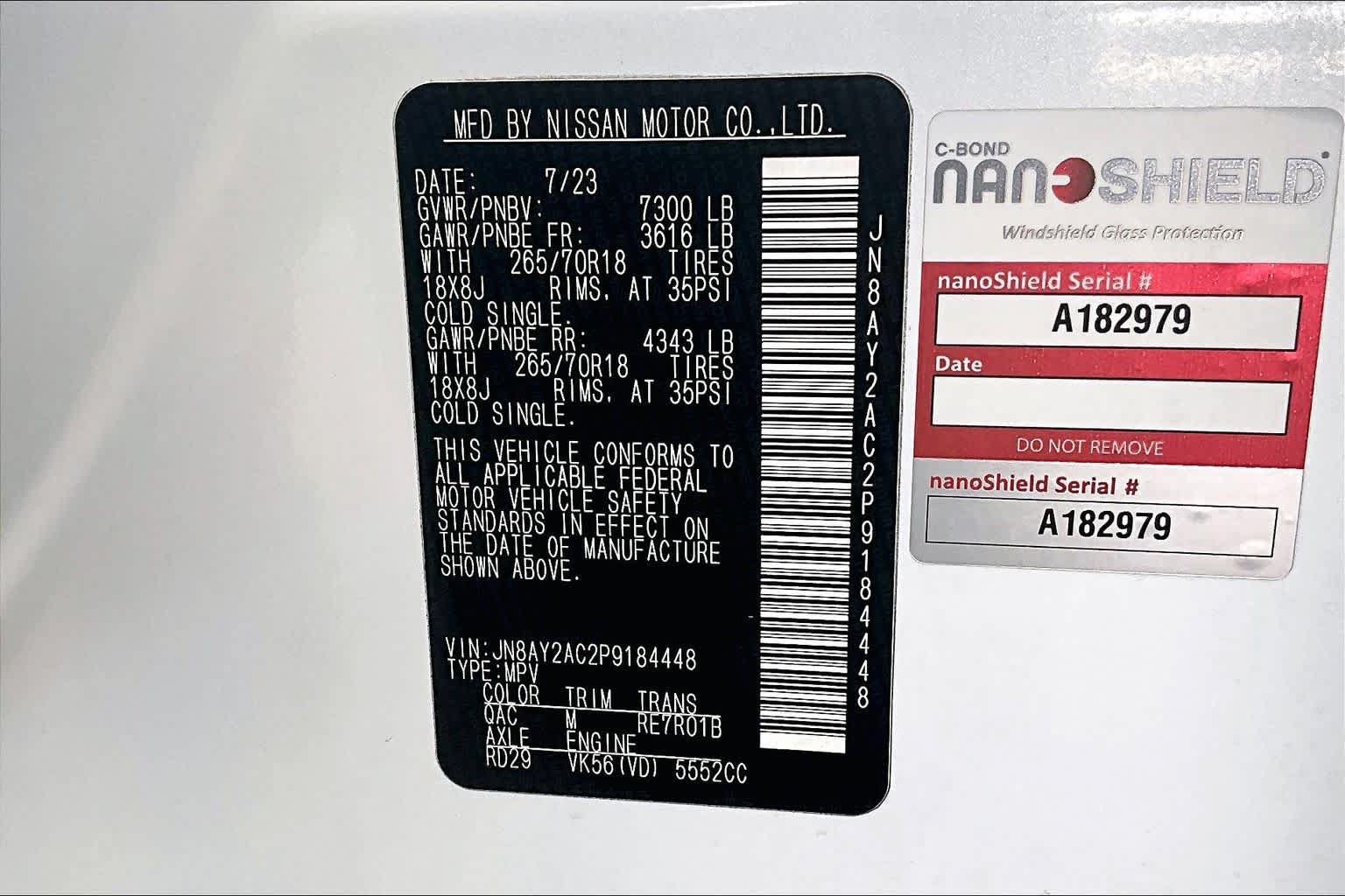 Certified 2023 Nissan Armada SV w/ Cargo Package RWD image 33