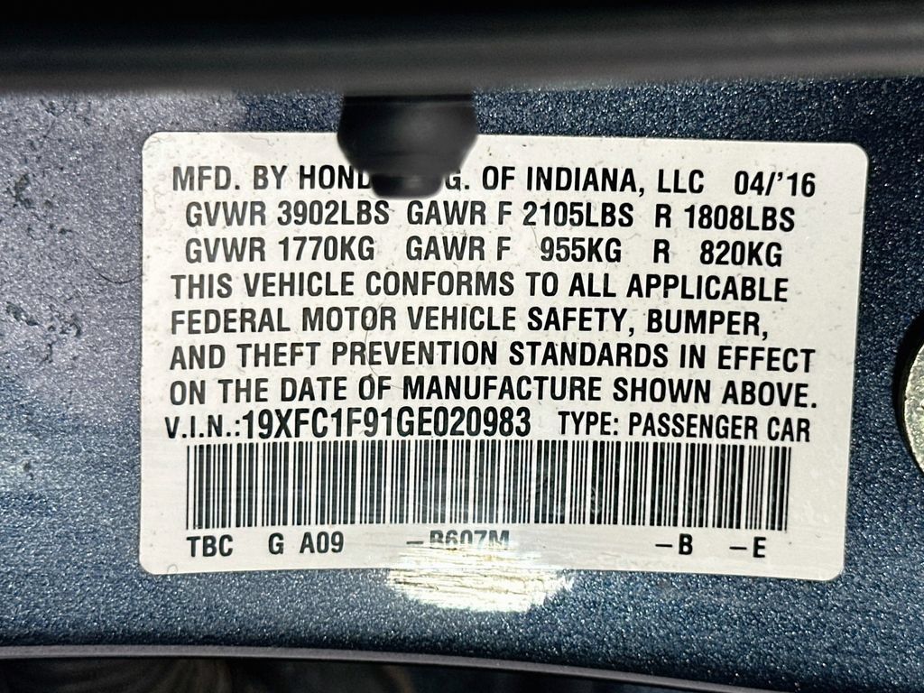 Used 2016 Honda Civic Touring image 32