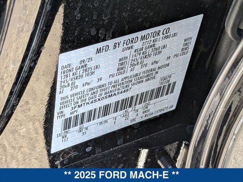 New 2025 Ford Mustang Mach-E GT w/ Interior Protection Package image 21