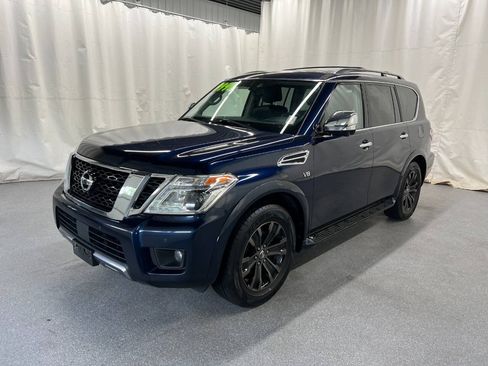 Used 2019 Nissan Armada Platinum w/ Captain's Chairs Package AWD/4WD image 1