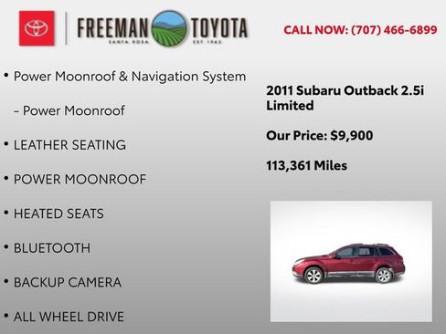 Used 2011 Subaru Outback 2.5i Limited image 4