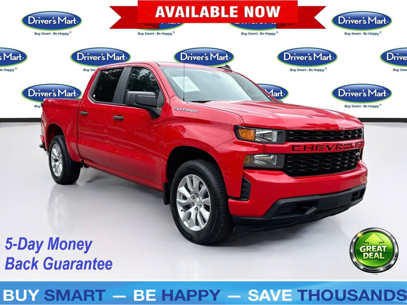 Used 2022 Chevrolet Silverado 1500 Custom RWD image 1