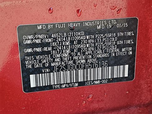 Used 2015 Subaru Forester 2.0XT Premium w/ Popular Package #2 image 14