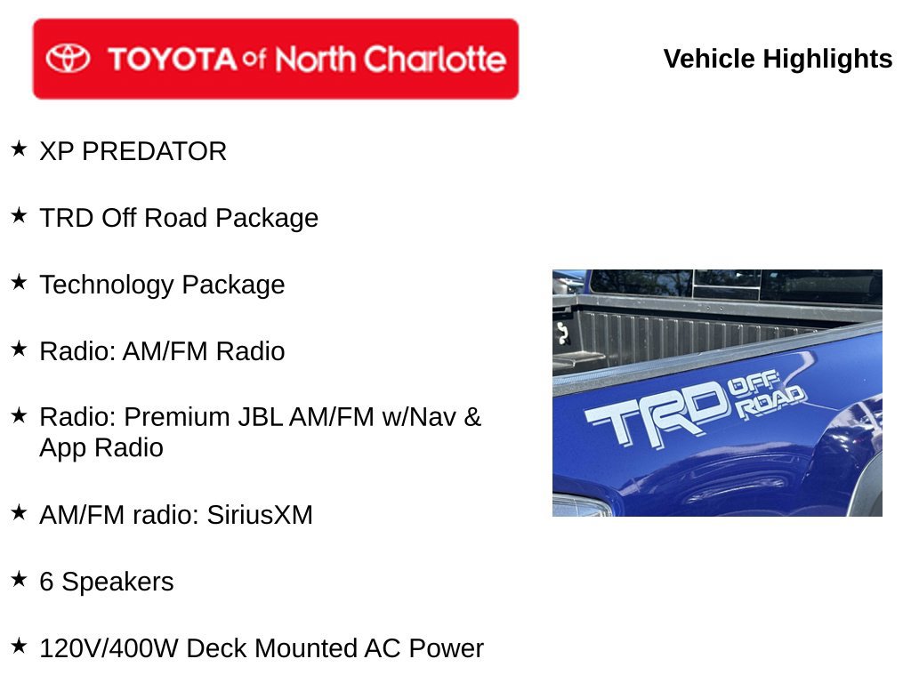 Used 2022 Toyota Tacoma TRD Off-Road w/ Technology Package RWD image 5