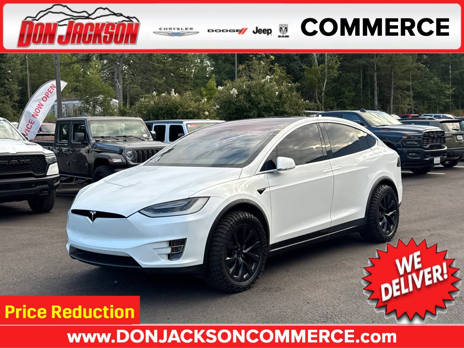 Used 2017 Tesla Model X 100D AWD/4WD image 1