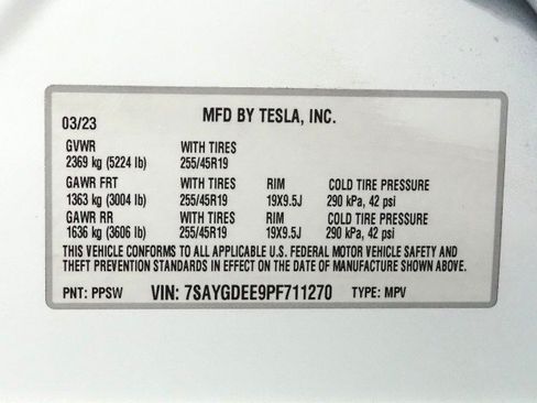 Used 2023 Tesla Model Y Long Range AWD/4WD image 61