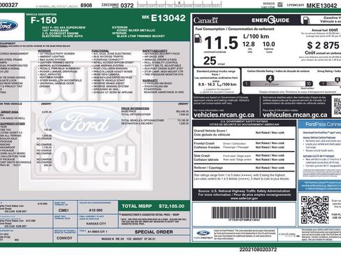 Used 2021 Ford F150 Lariat w/ Equipment Group 502A High image 32