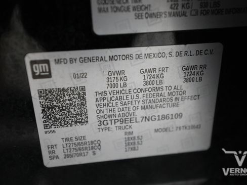 Used 2022 GMC Sierra 1500 AT4 AWD/4WD image 14