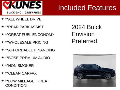 Used 2024 Buick Envision Preferred AWD/4WD image 3