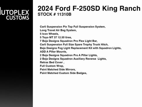 Used 2024 Ford F250 King Ranch w/ FX4 Off-Road Package image 2