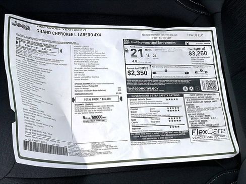 New 2026 Jeep Grand Cherokee L Laredo AWD/4WD image 14