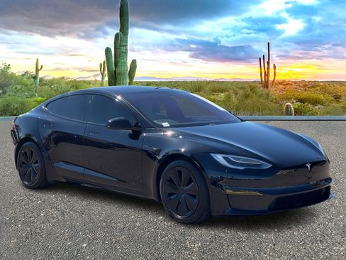 Used 2021 Tesla Model S Plaid AWD/4WD image 7