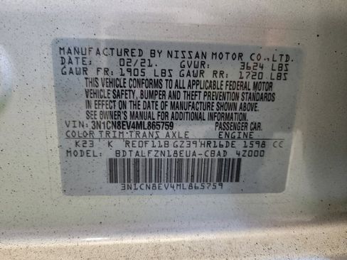 Used 2021 Nissan Versa SV image 33