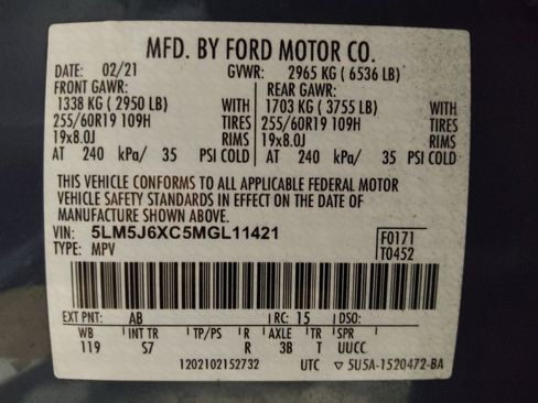 Used 2021 Lincoln Aviator AWD w/ Elements Package image 33