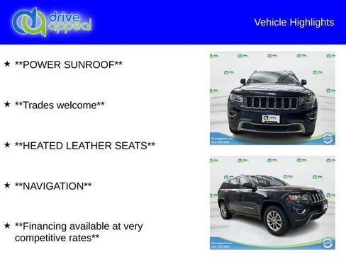 Used 2014 Jeep Grand Cherokee Limited AWD/4WD image 12