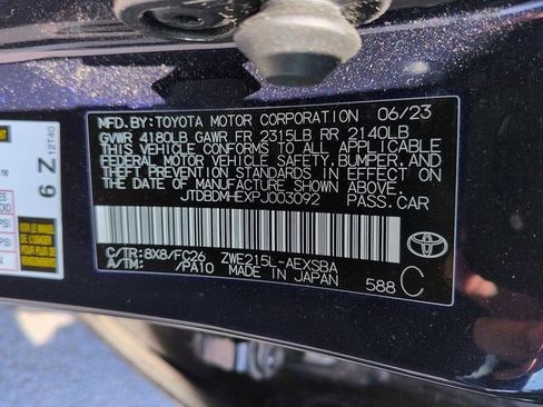 Used 2023 Toyota Corolla SE w/ SE Package AWD/4WD image 15