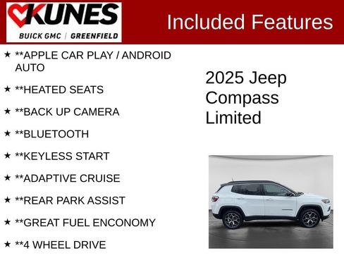 Used 2025 Jeep Compass Limited AWD/4WD image 2
