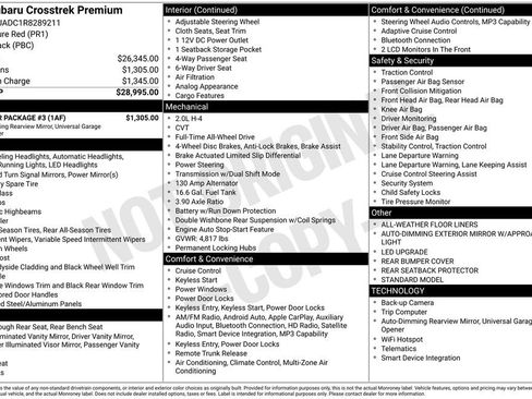 Used 2024 Subaru Crosstrek 2.0i Premium w/ Popular Package #3 image 27