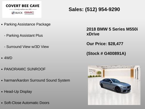 Used 2018 BMW M550i xDrive AWD/4WD image 19