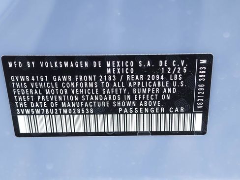 New 2026 Volkswagen Jetta S image 42