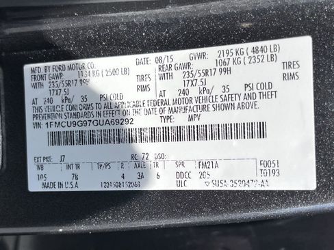 Used 2016 Ford Escape SE AWD/4WD image 27