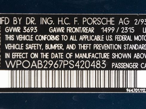 Used 1993 Porsche 911 Carrera RWD image 90
