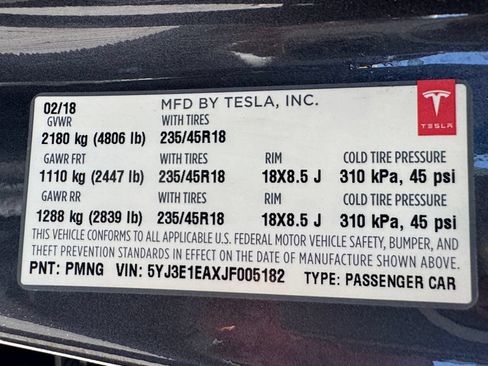 Used 2018 Tesla Model 3 Long Range RWD image 18