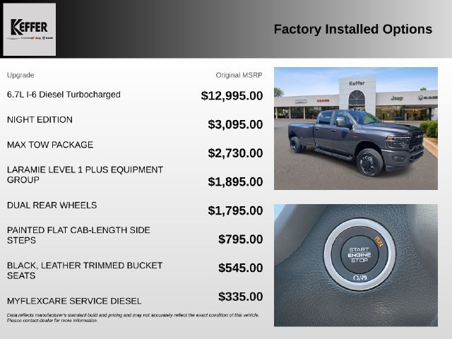 New 2026 RAM 3500 Laramie w/ Night Edition AWD/4WD image 3