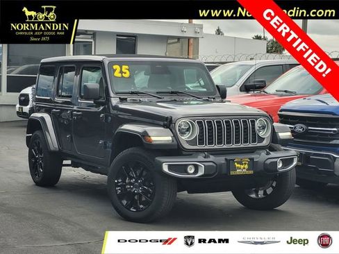 Certified 2025 Jeep Wrangler Unlimited Sahara w/ Safety Group image 1