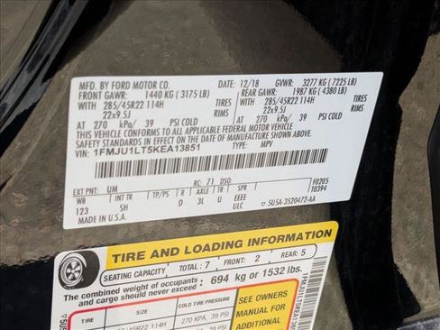 Used 2019 Ford Expedition Platinum RWD image 30