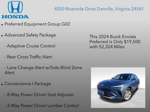 Used 2024 Buick Envista Preferred w/ Convenience I Package image 7