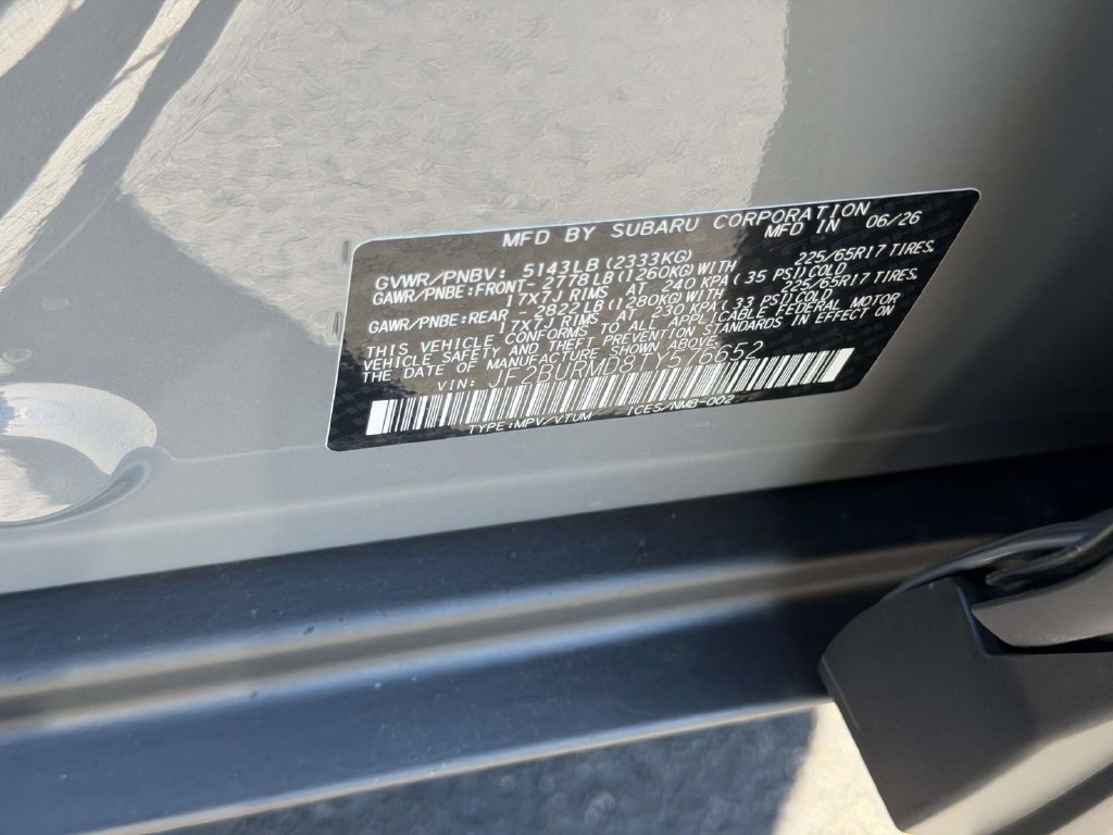 New 2026 Subaru Outback Wilderness AWD/4WD image 25