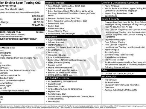 New 2026 Buick Envista Sport Touring w/ Convenience I Package FWD image 5