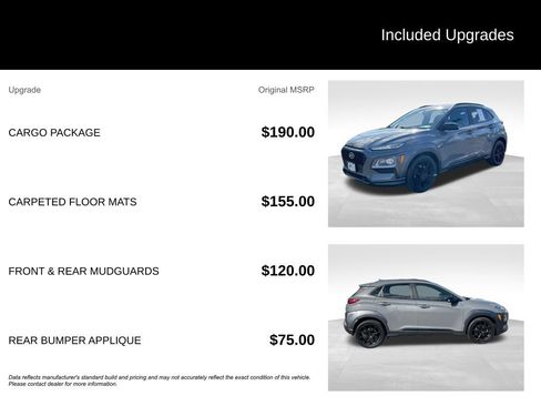 Used 2021 Hyundai Kona Night w/ Cargo Package AWD/4WD image 10