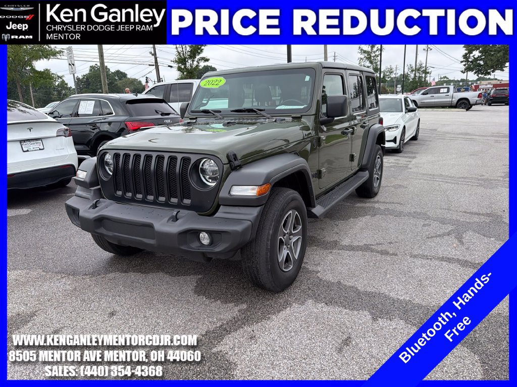 Certified 2022 Jeep Wrangler Unlimited Sport AWD/4WD image 3